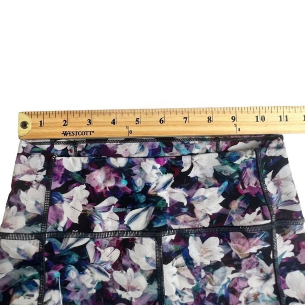 Lululemon Womens Mid Rise Full Length‎ Floral Everlux In Movement Tight 25" 4 - Picture 9 of 10